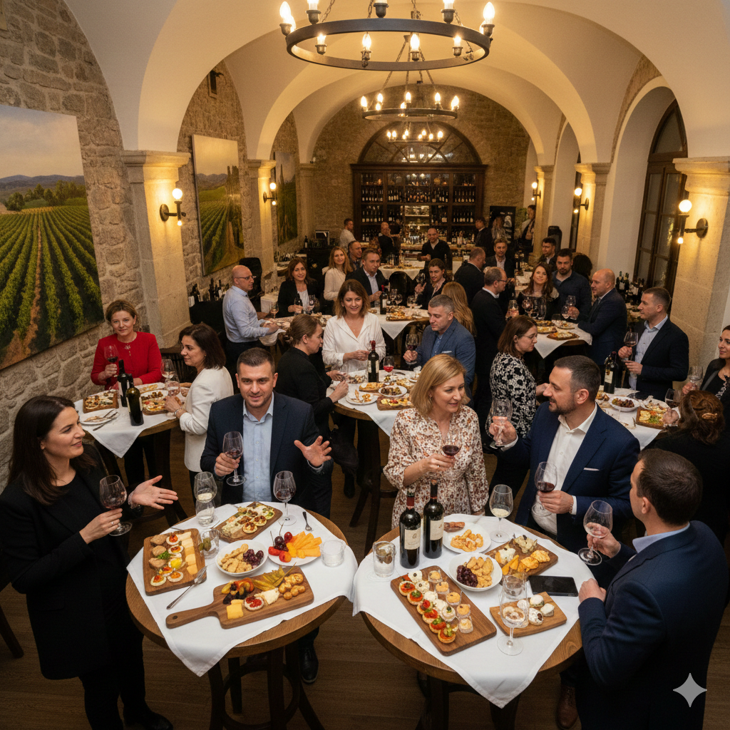 Миксър Парти с Дегустация на Вино | Cork & Fork (р-т Атлас) 25+